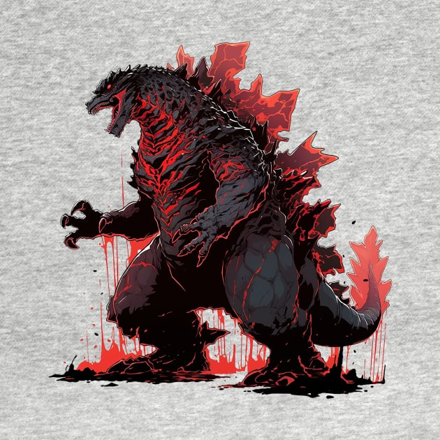 godzilla by piratesnow